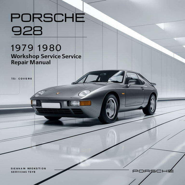 Porsche 928 1978 1979 1980 1981 1982 Workshop Service Repair Manual