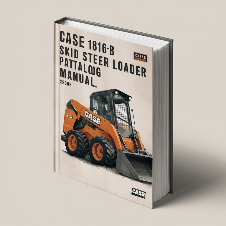 CASE 1816B SKID STEER Loader Parts Catalog Manual PDF Download