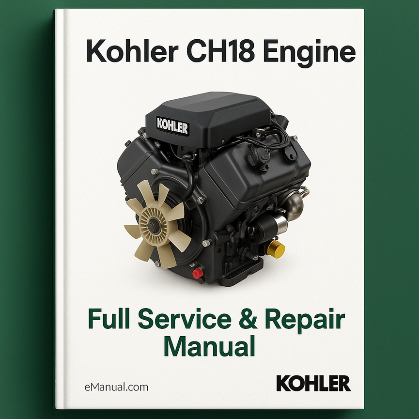 Kohler CH18 Engine Full Service Repair Manual