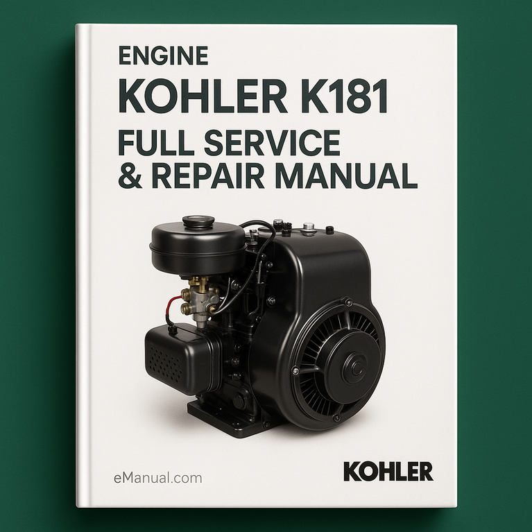 Kohler K181 Engine Full Service Repair Manual