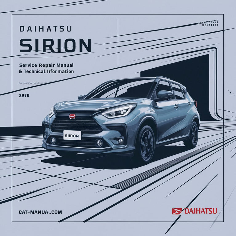 DAIHATSU SIRION Service Repair Manual & Technical INFORMATIO