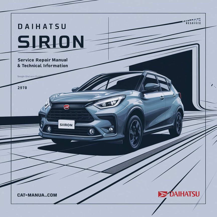 Manual de reparación de servicio DAIHATSU SIRION e INFORMACIÓN técnica Descargar PDF