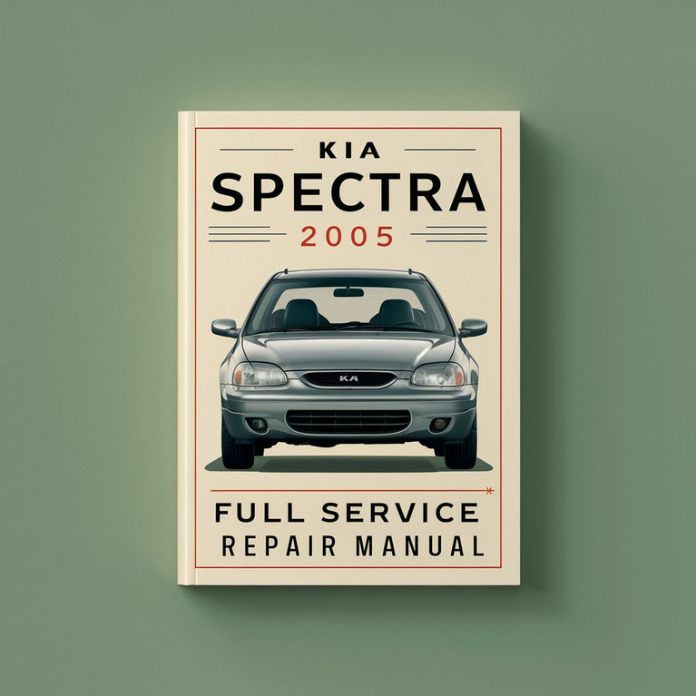 KIA SPECTRA 2005 Manual de reparación de servicio completo