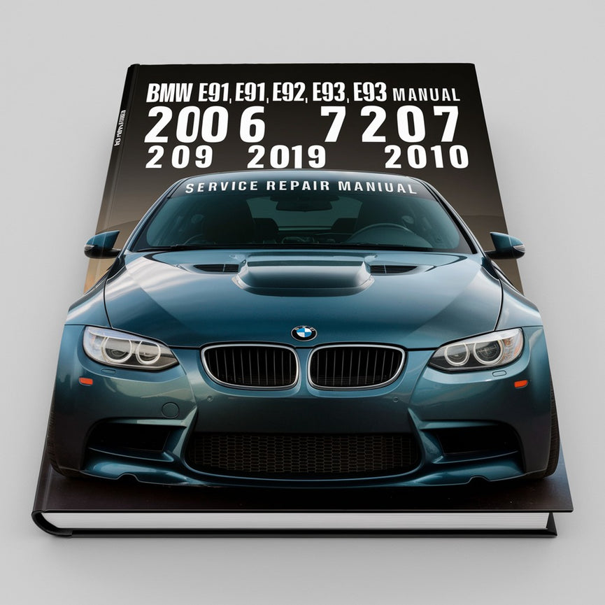 BMW E90 E91 E92 E93 2006 2007 2008 2009 2010 Service Repair Manual PDF Download