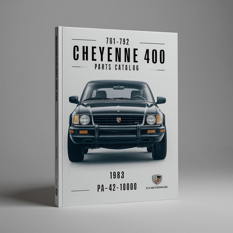 761-792 CHEYENNE 400 Parts Catalog- PA-42-1000