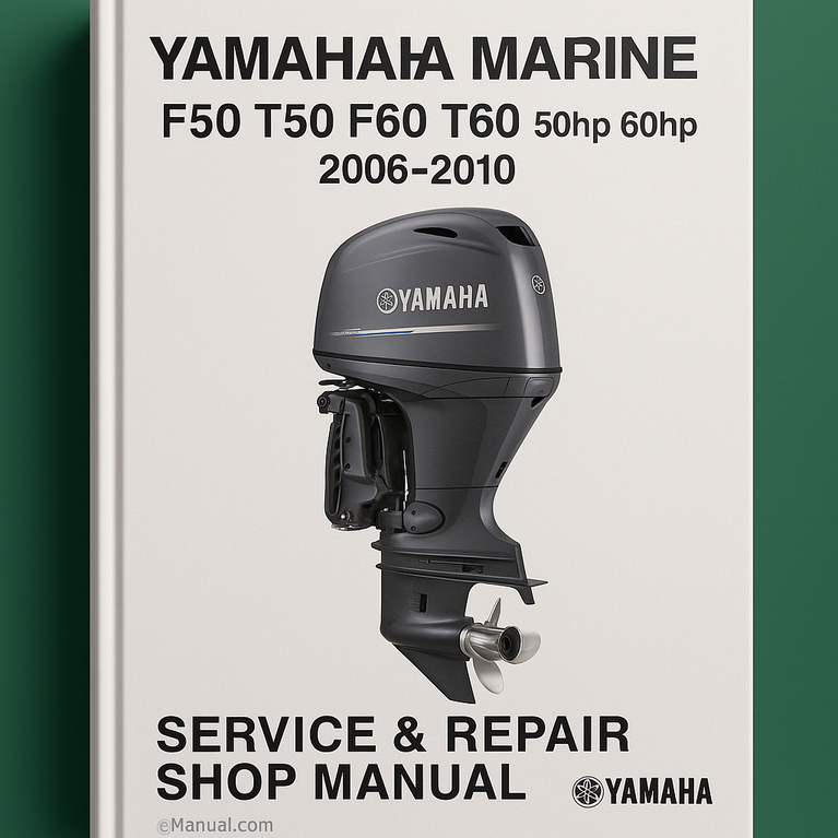 Yamaha Marine F50 T50 F60 T60 50hp 60hp Outboard 2006-2010 Service Repair Shop Manual