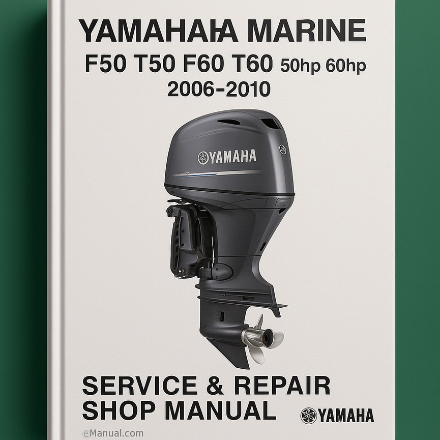 Yamaha Marine F50 T50 F60 T60 50hp 60hp Outboard 2006-2010 Service Repair Shop Manual