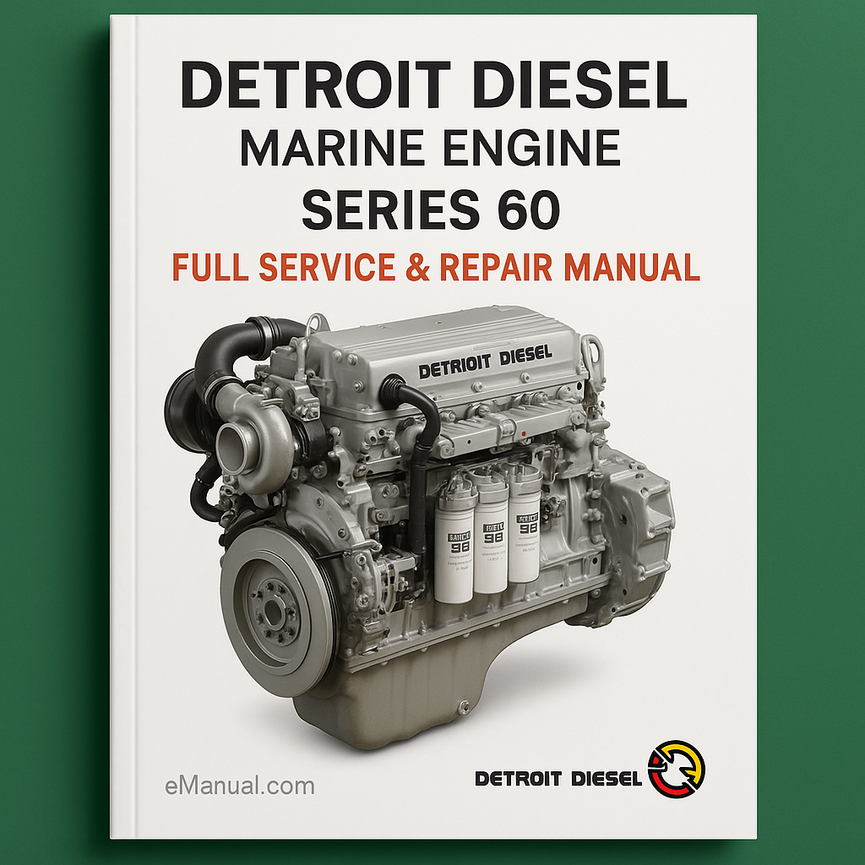 Detroit Diesel Marine Engine Series 60 Full Service Repair Manual