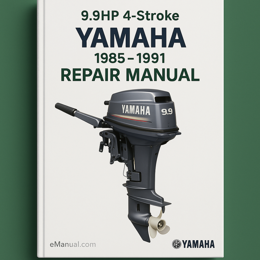 1985-1991 Yamaha 9.9HP 4-Stroke Outboard Repair Manual