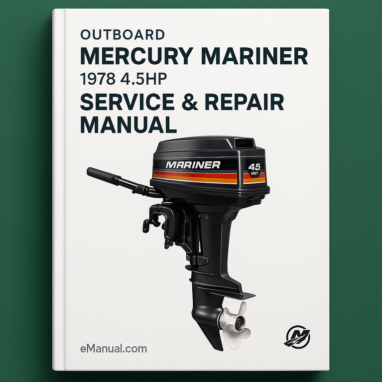 Mercury Mariner 1978 4.5HP Outboard Service Repair Manual