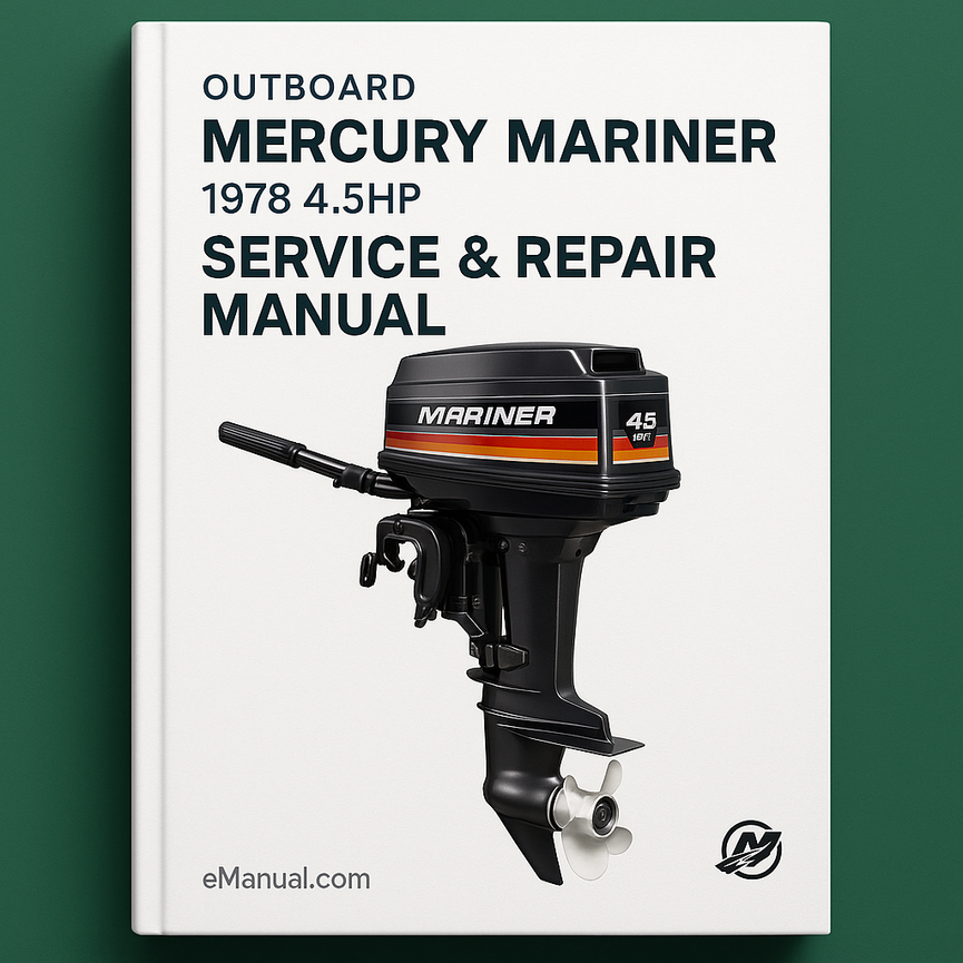 Mercury Mariner 1978 4.5HP Outboard Service Repair Manual