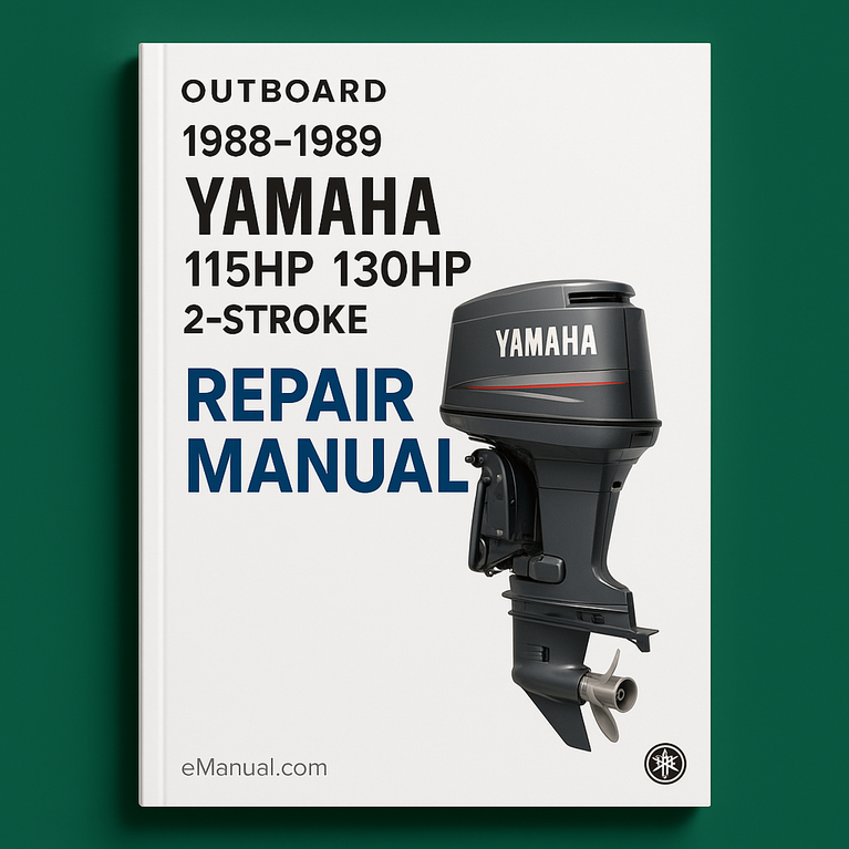 1988-1989 Yamaha 115HP 130HP 2-Stroke Outboard Repair Manual