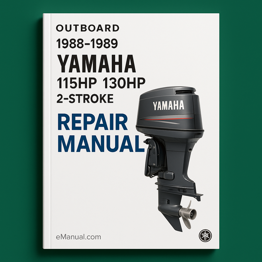 1988-1989 Yamaha 115HP 130HP 2-Stroke Outboard Repair Manual