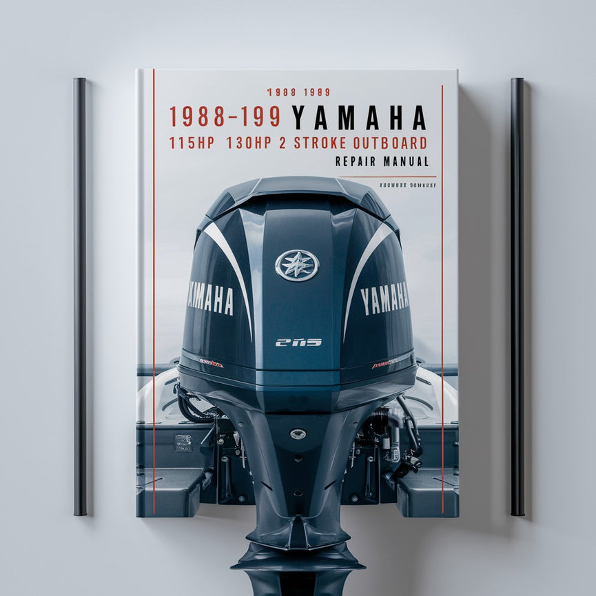 1988-1989 Yamaha 115HP 130HP 2-Stroke Outboard Repair Manual