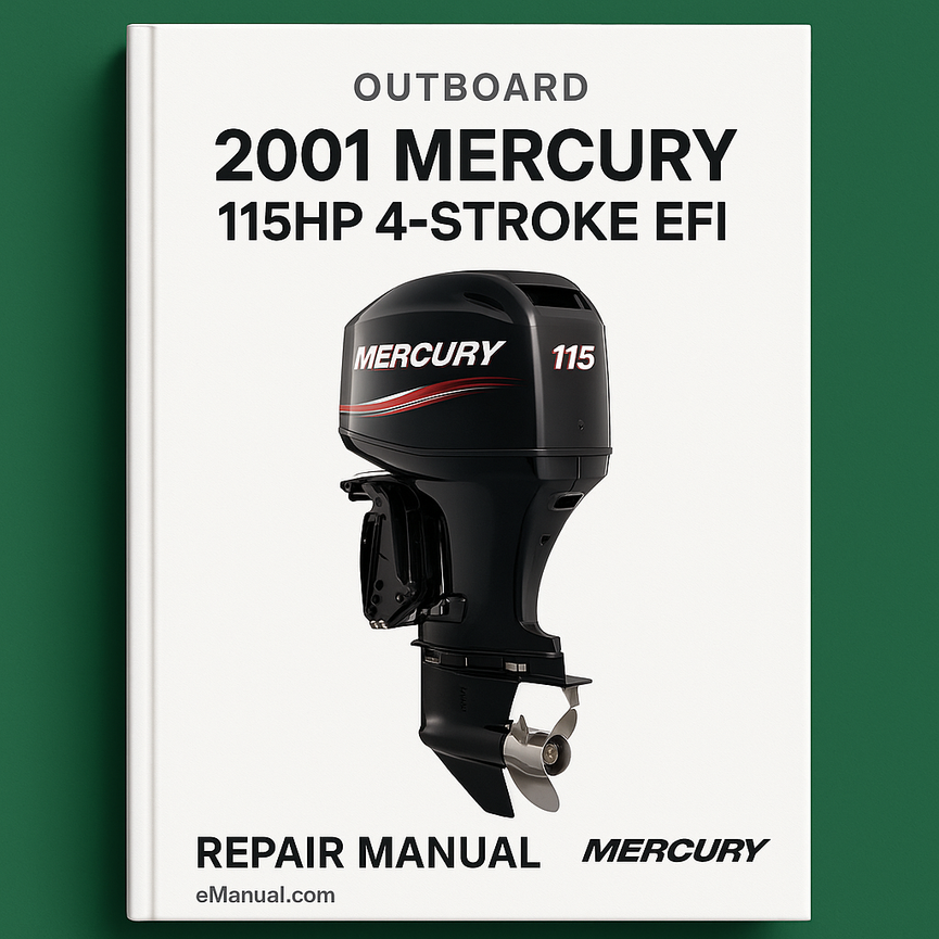 2001 Mercury 115HP 4-Stroke EFI Outboard Repair Manual