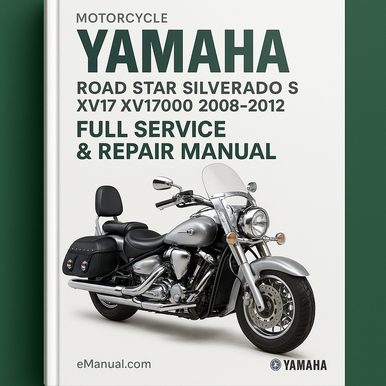 Yamaha Road Star Silverado S XV17 XV1700 2008-2012 Full Service & Repair Manual