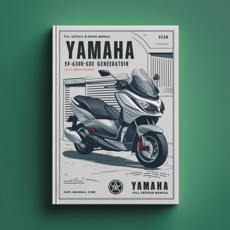 Vollständiges Wartungs- und Reparaturhandbuch für den Yamaha-Generator EF6300iSDE (PDF-Download)