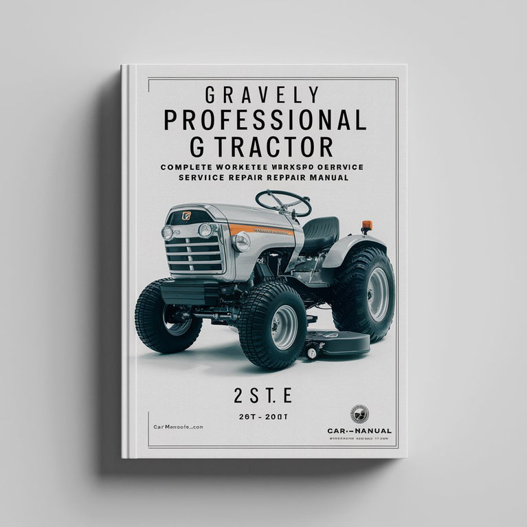 Gravely Professional G Tractor Ride On Mower Complete Workshop Service Repair Manual