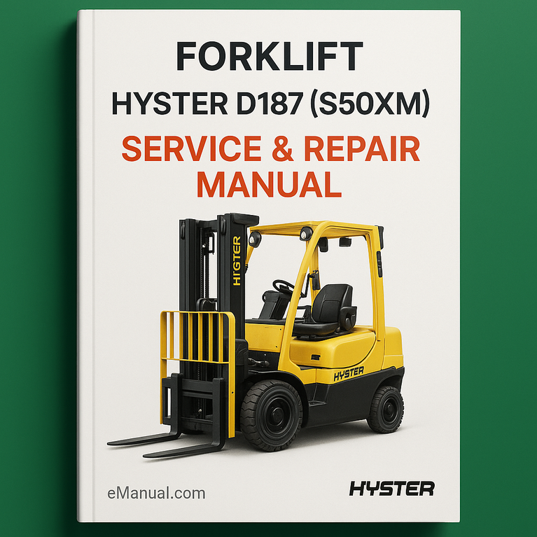 Hyster D187 (S50XM) Forklift Service Repair Manual