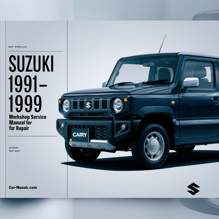 Suzuki Carry 1991-1999 Workshop Service Manual for Repair