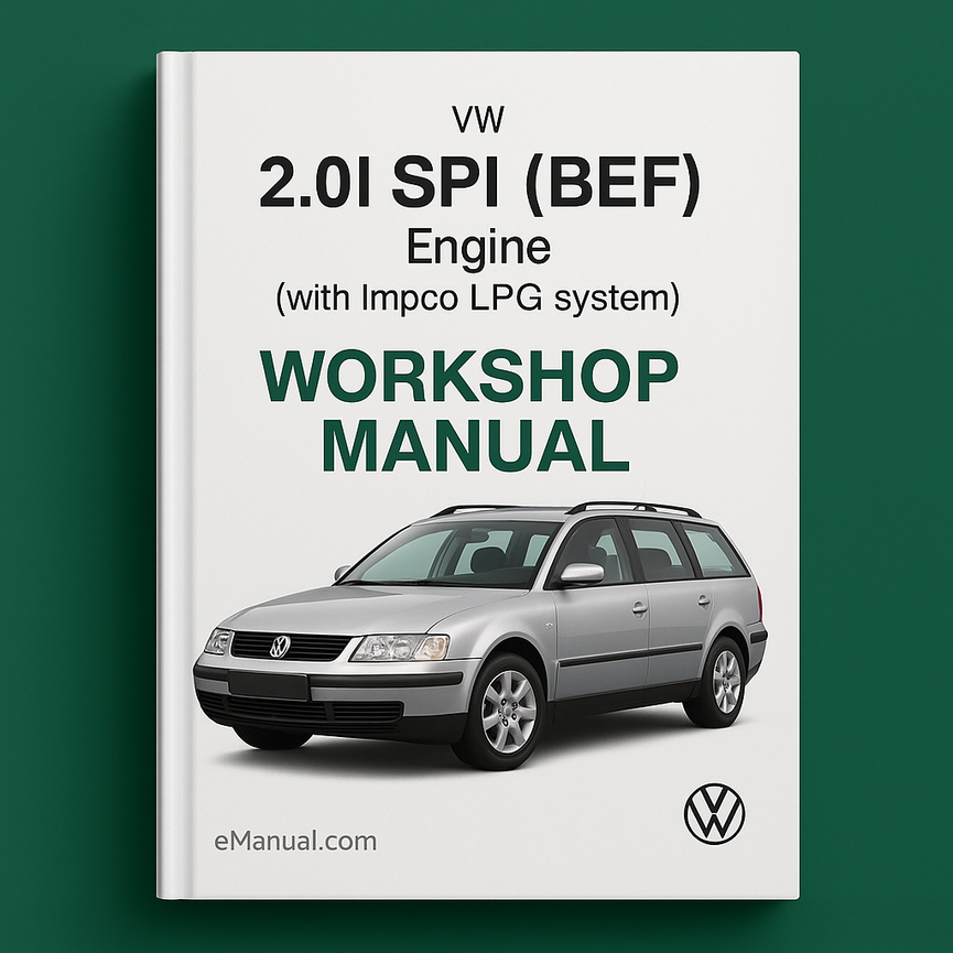 VW 2.0I SPI (BEF) Engine Workshop Manual (with Impco LPG system)