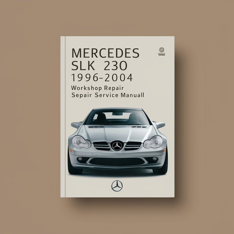 Mercedes SLK 230 1996-2004 Workshop Service Repair Manual