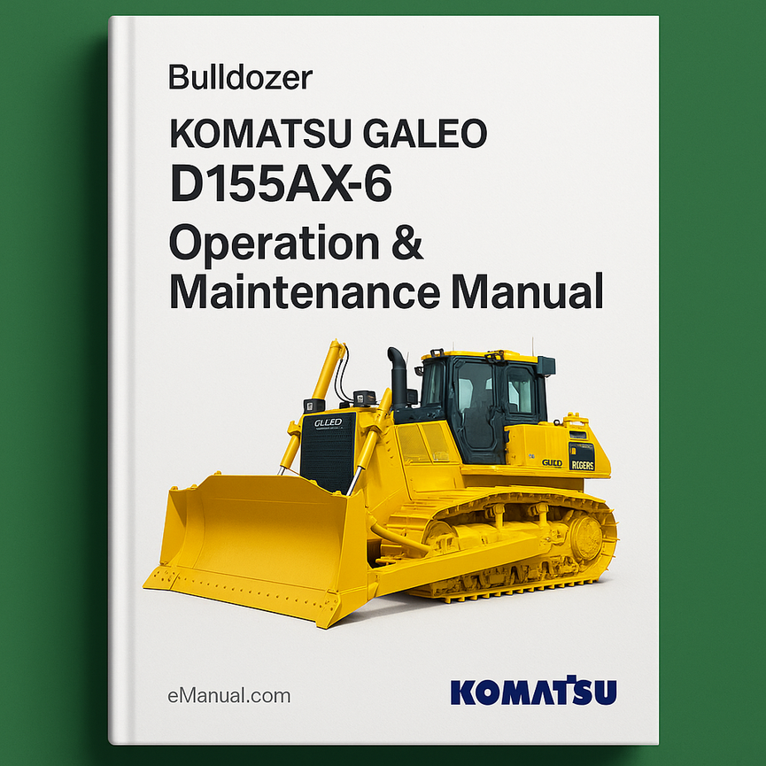 Komatsu GALEO D155AX-6 BULLDOZER Operation&Maintenance Manual