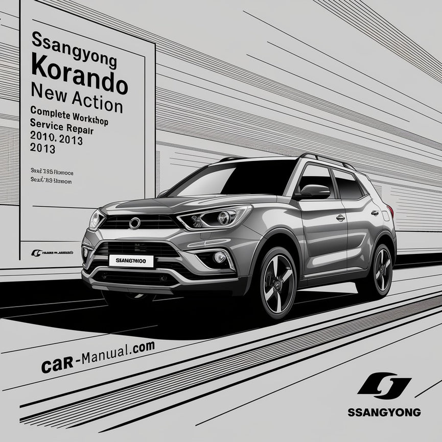 SsangYong Korando New Actyon Komplettes Werkstatthandbuch 2010 2011 2012 2013 PDF-Download