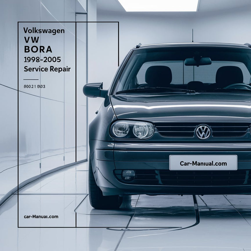 Volkswagen VW Bora 1998-2005 Service Repair Manual