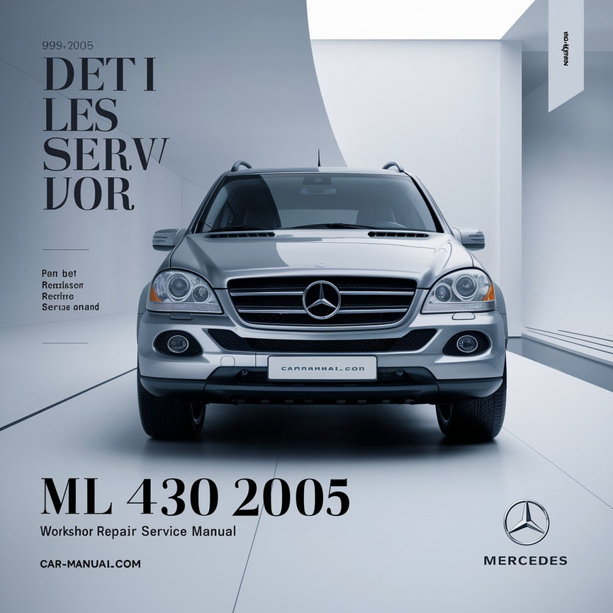 Mercedes ML 430 1999-2005 Workshop Repair Service Manual