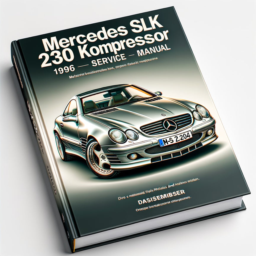 Mercedes SLK 230 Kompressor 1996-2004 Manual Servicio Taller