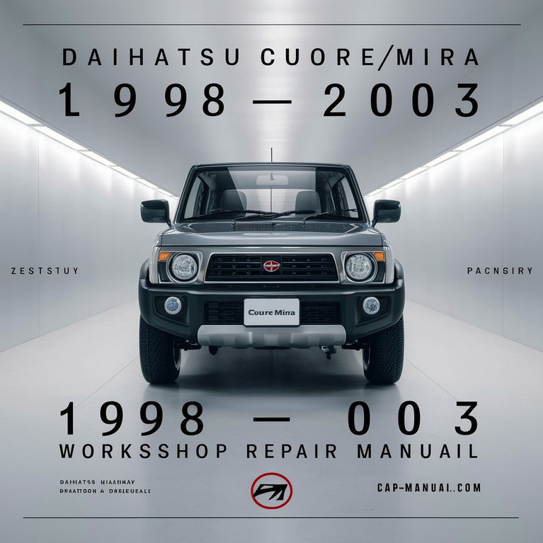 DAIHATSU CUORE/MIRA L701 1998-2003 Workshop Repair Manual