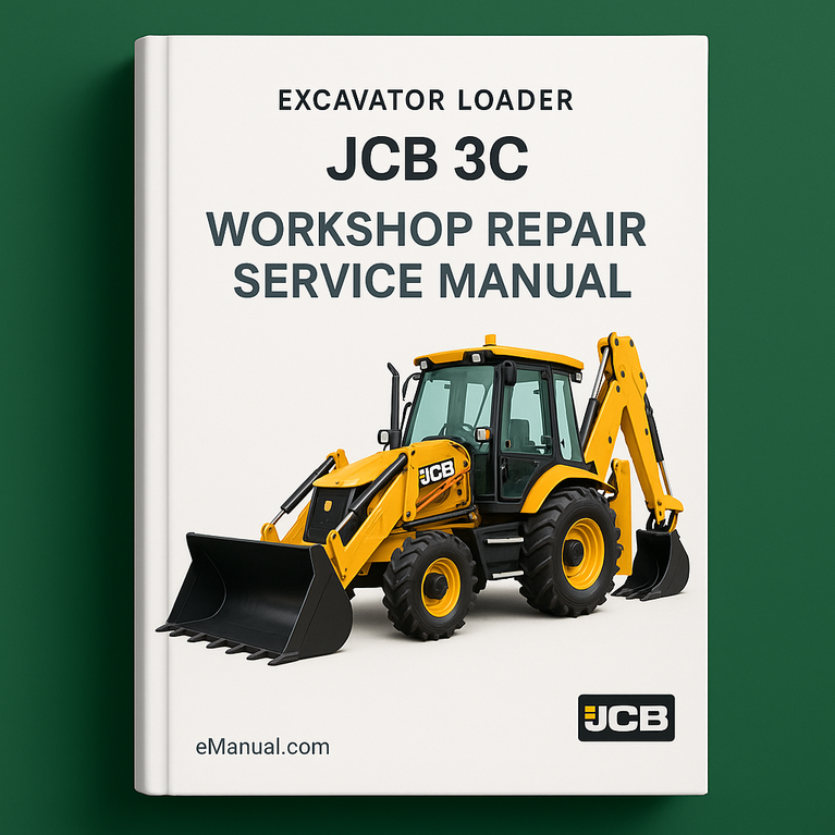 JCB 3C Excavator Loader Workshop Repair Service Manual