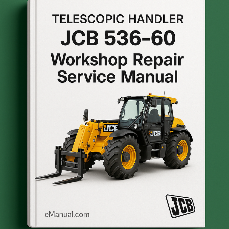 JCB 536-60 Telescopic Handler Workshop Repair Service Manual