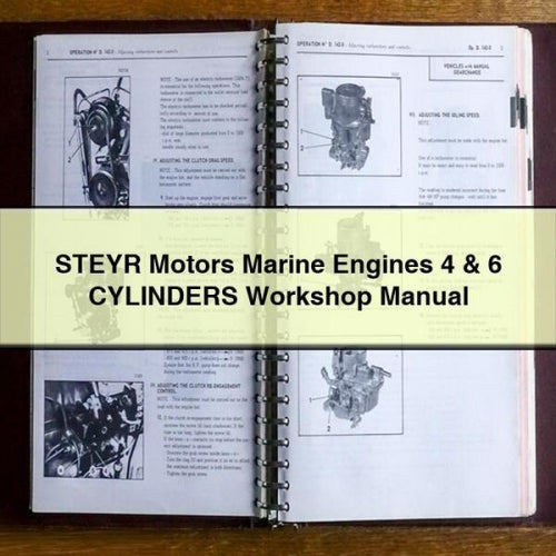 Manual de taller de motores marinos STEYR Motors de 4 y 6 CILINDROS Descargar PDF