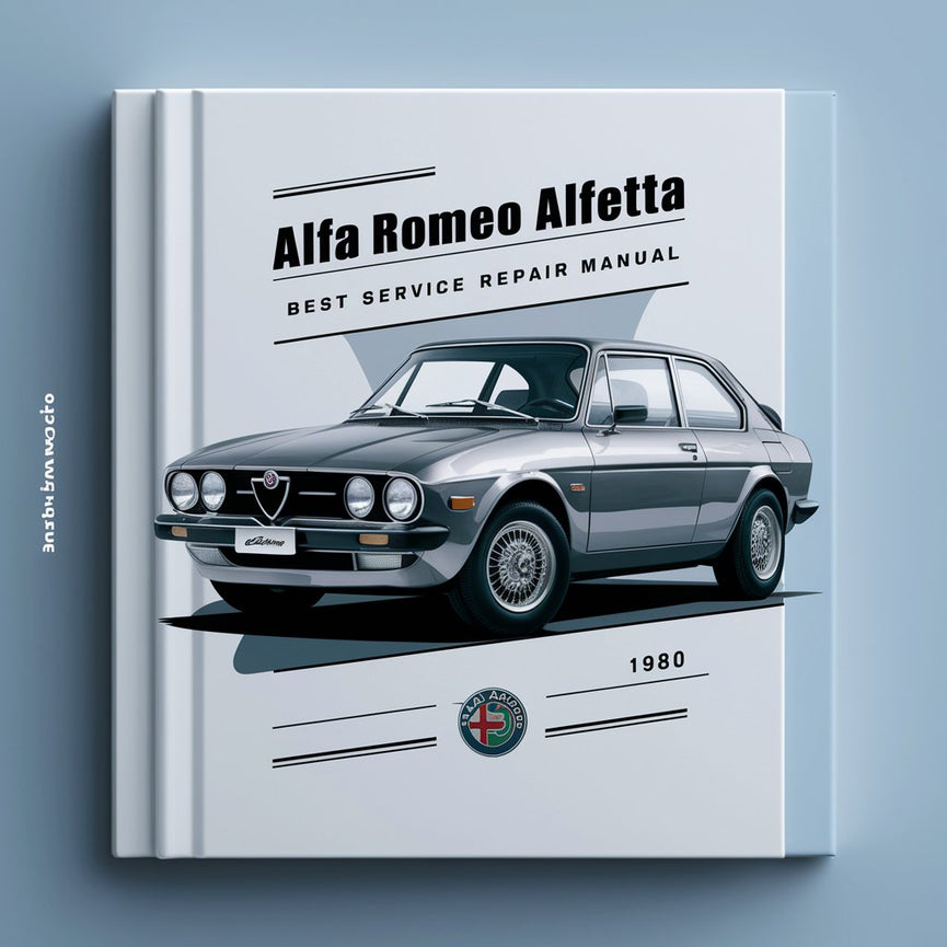 Alfa Romeo Alfetta 1980 Bestes Service-Reparaturhandbuch PDF-Download