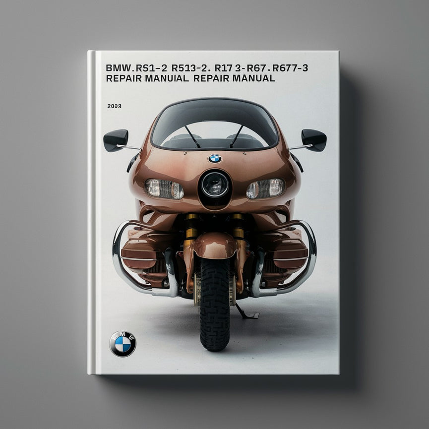 BMW R51-2 R51-3 R67-2 R67-3 R68 Repair Manual