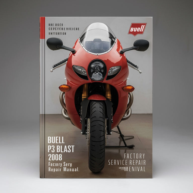 Buell P3 Blast 2008 Factory Service Repair Manual