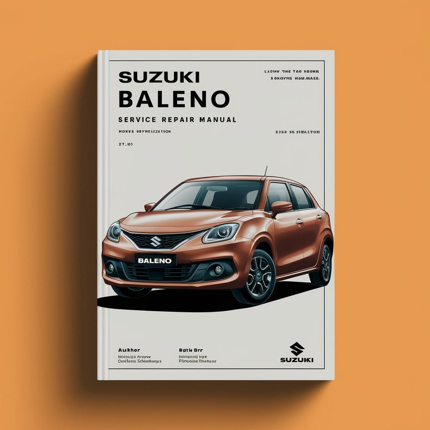 Suzuki Baleno Service Repair Manual