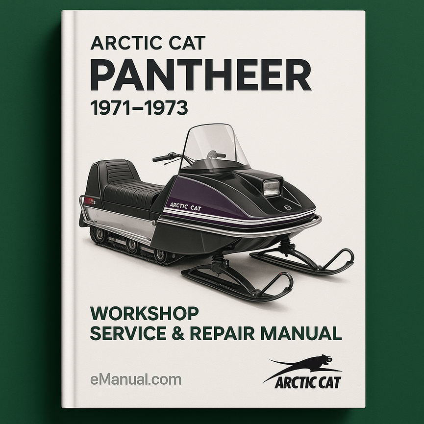 Arctic Cat Panther 1971-1973 Workshop Service Repair Manual