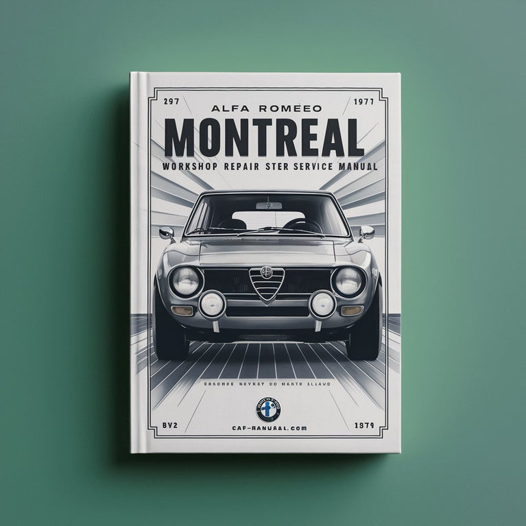 Alfa Romeo Montreal 1974 Workshop Repair Service Manual