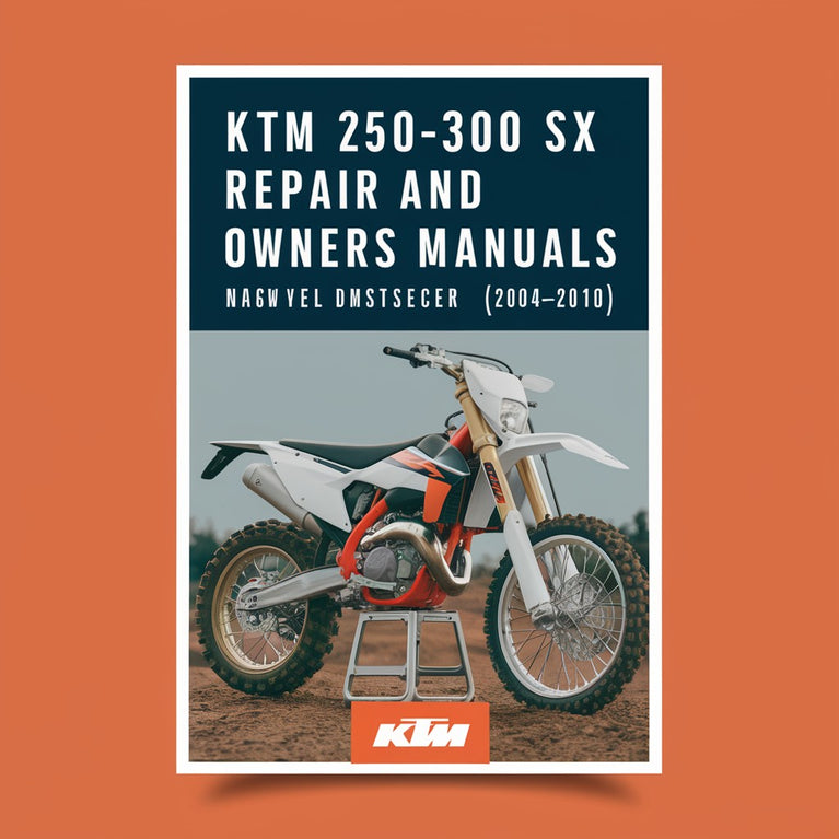 KTM 250-300 sx Repair and owners Manuals. years 2004-2010