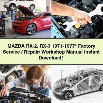 Mazda RX-2 RX-3 1971-1977  Factory Service/Repair/ Workshop Manual PDF Download