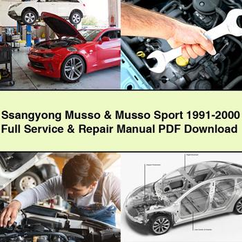 Ssangyong Musso & Musso Sport 1991-2000 Full Service & Repair Manual PDF Download
