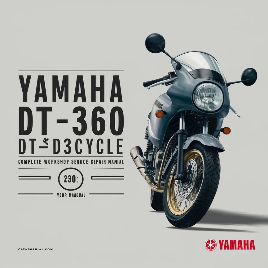 Yamaha DT250 DT360 DT-250-360 Motorcycle Complete Workshop Service Repair Manual