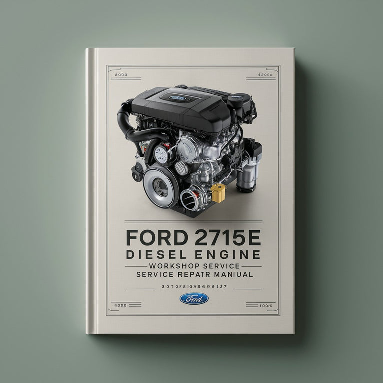 Manual de reparación de servicio de taller del motor diesel Ford 2715E