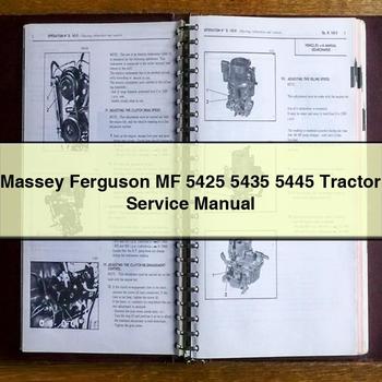 Massey Ferguson MF 5425 5435 5445 Tractor Service Repair Manual