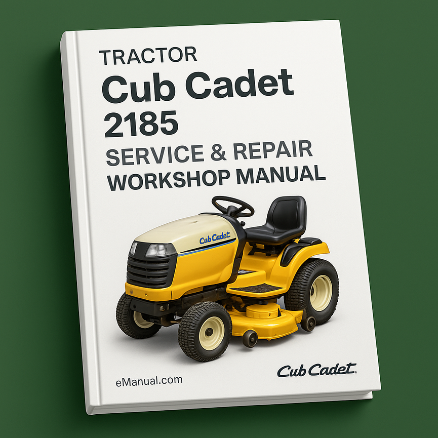 Cub Cadet 2185 Tractor Service Repair Workshop Manual