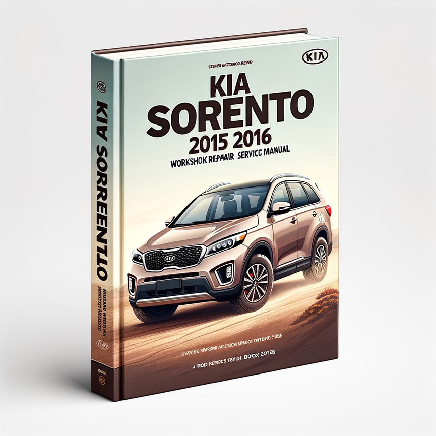 Kia Sorento 2015 2016 Manual Taller Reparación Servicio