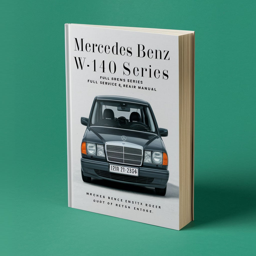 Mercedes Benz W140 Serie 1992-1999 Manual completo de servicio y reparación